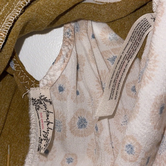 Women’s Free People Floral Multicolor Flowy Tunic Top XS - Picture 8 of 9